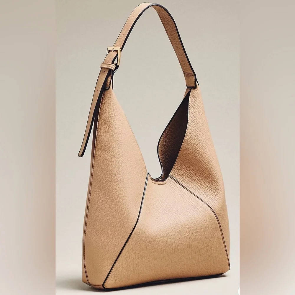 NWT Anthropologie Mali + Lili Vegan-Leather Triangle Shoulder Bag